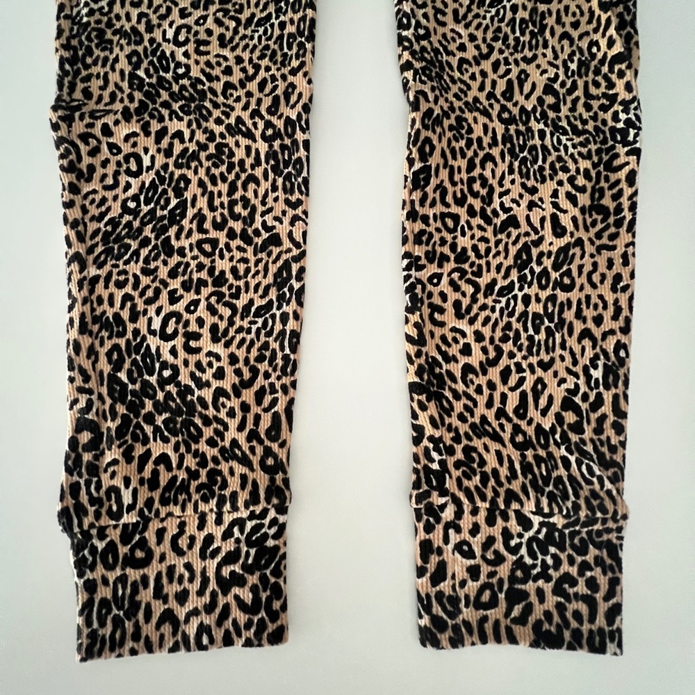 PINK Victoria's Secret Sexy Leopard Print Hooded Ears Onesie Tan Black NWT XS S - Picture 8 of 11
